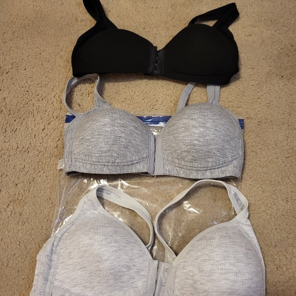 Front Hook Bras (3 Bras)